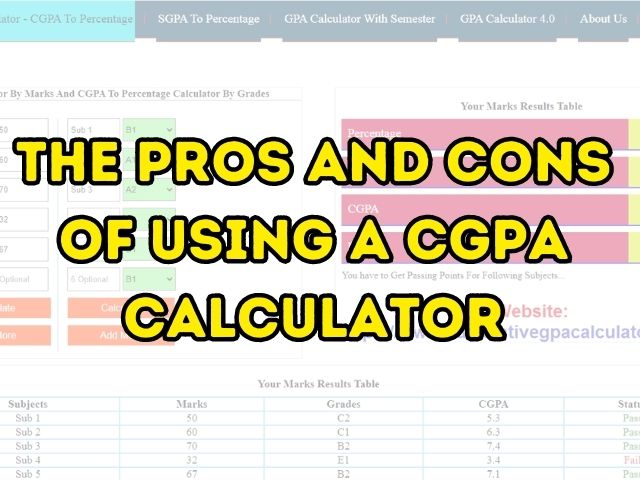 CGPA Calculator